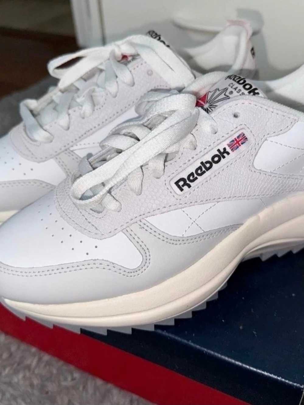 Reebok Classic White Leather Sneakers